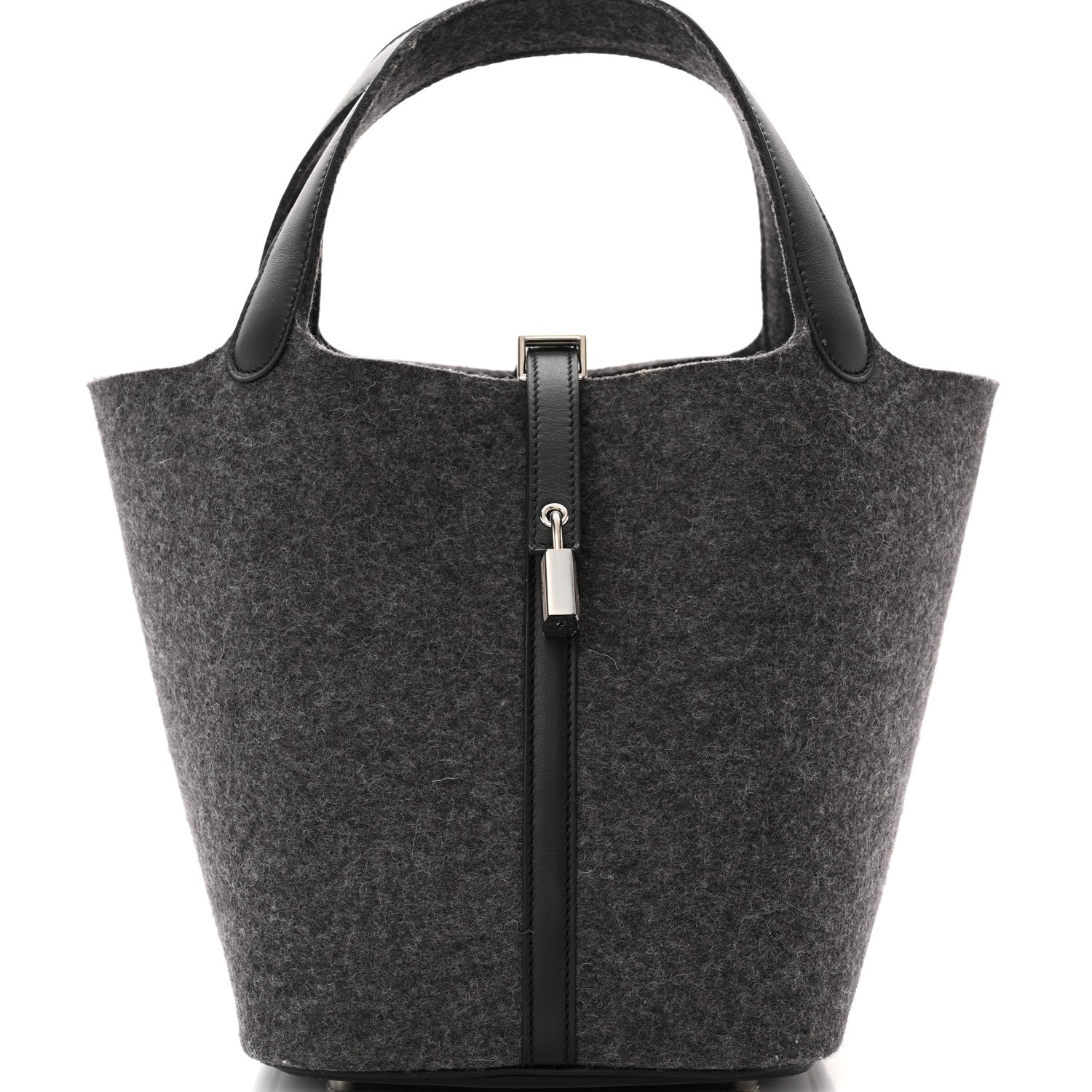 Hermes Feutre Swift Picotin Lock 22 MM Gris Moyen Black 8 of 11