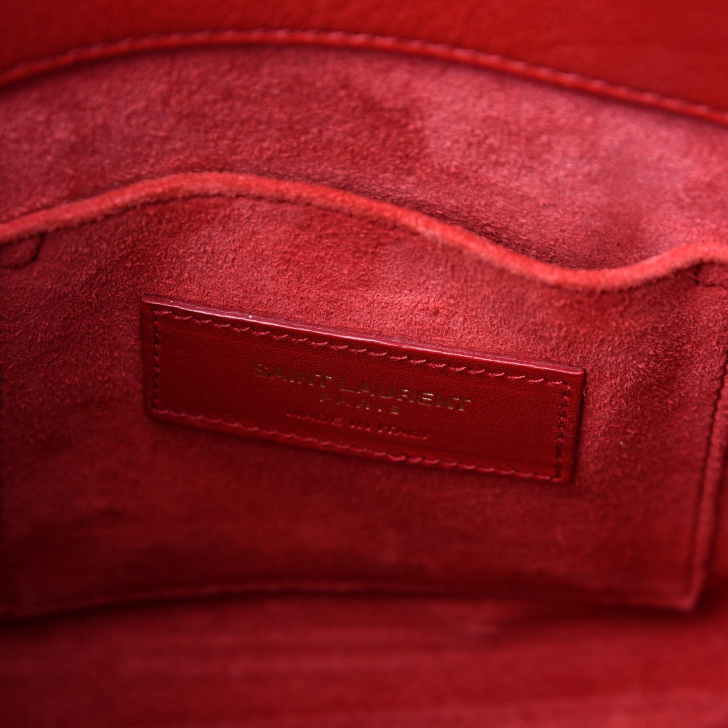 Calfskin Nano Sac De Jour Lipstick Red