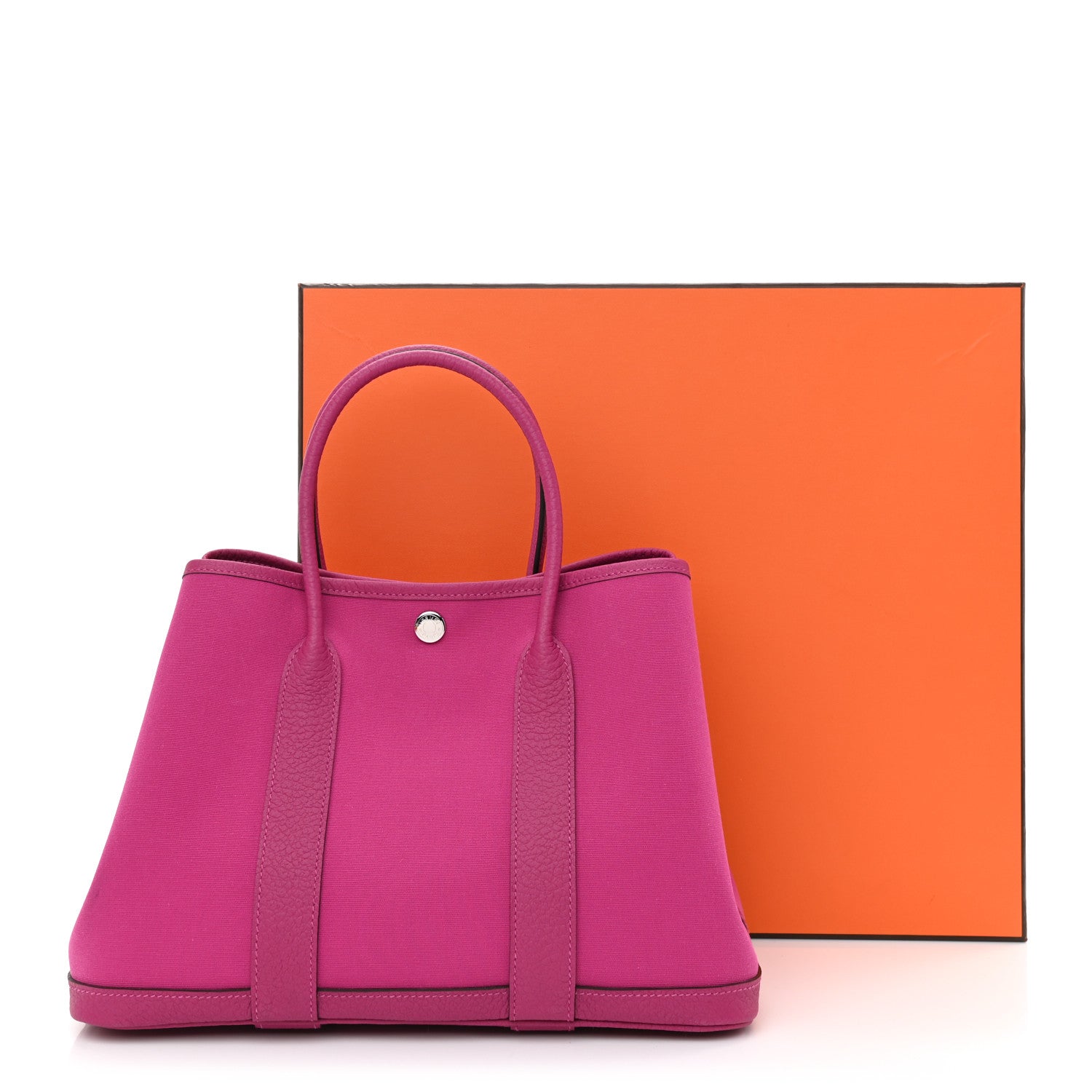 Hermes Toile Militaire Vache Country Verso Garden Party 30 TPM Magnolia Dune 11 of 11