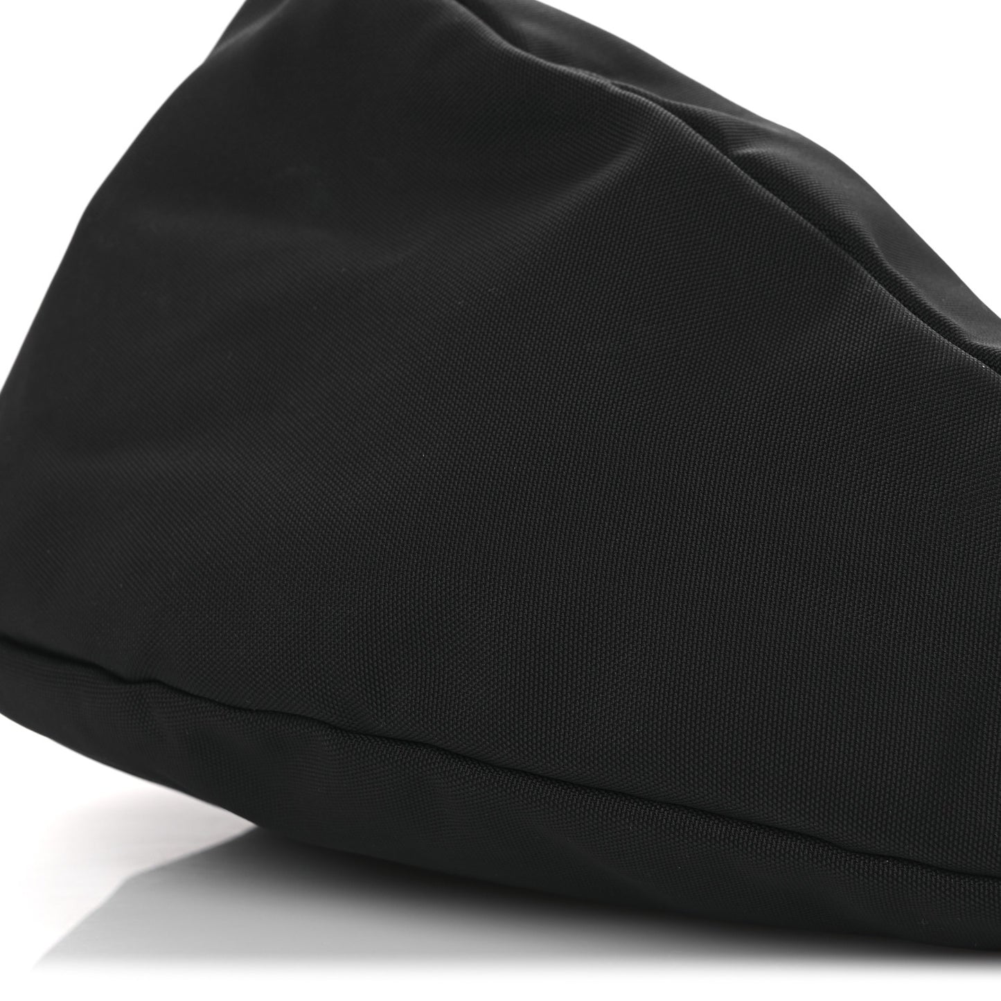 Nylon Small Slouchy Banana Bag Black