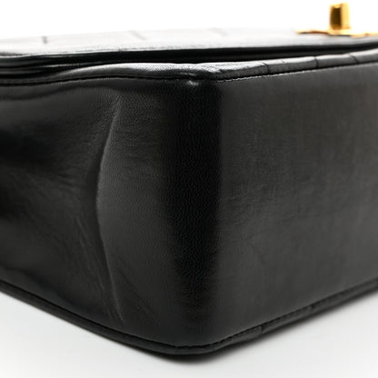 Chanel Lambskin Quilted Medium Single Flap Black 10 of 10