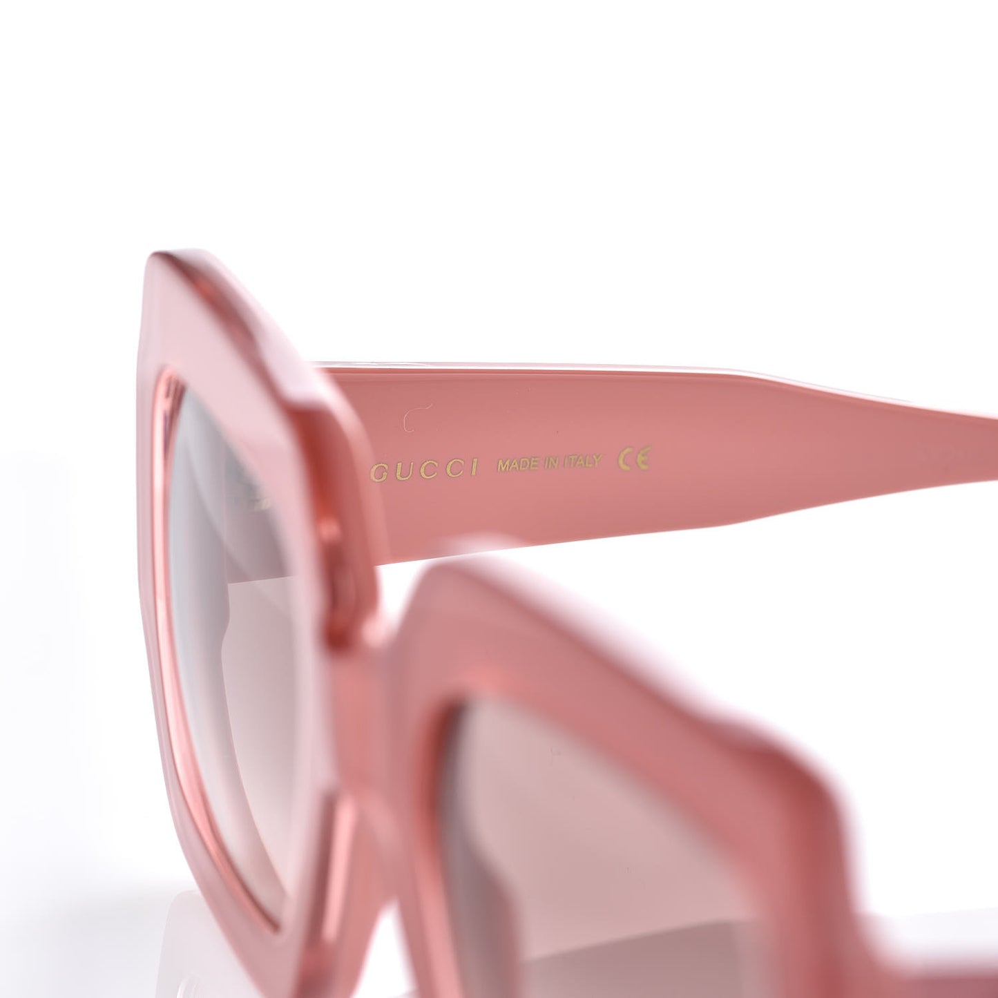 Square Frame GG0178S Sunglasses Rose Brown