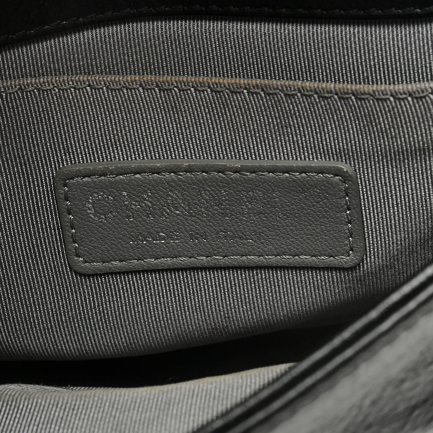 Lambskin Quilted Mini Graphic Flap Bag Black