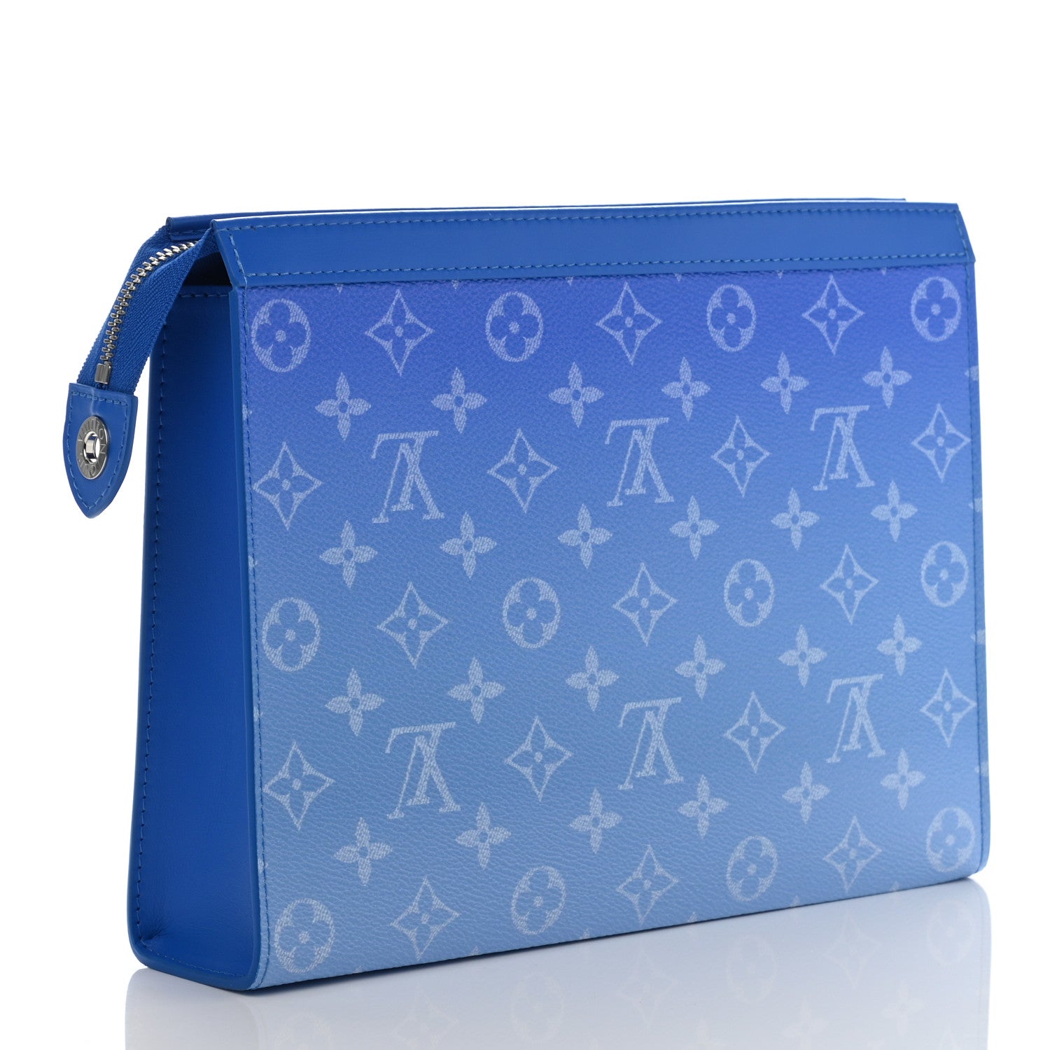Louis Vuitton Monogram Clouds Pochette Voyage MM A4 Blue 3 of 8