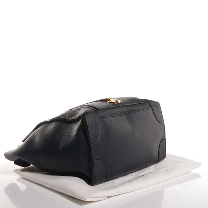 Celine Smooth Calfskin Mini Envelope Luggage Black 4 of 8