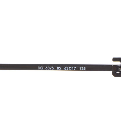 Dolce & Gabbana Sunglasses DG 637S Black 3 of 4