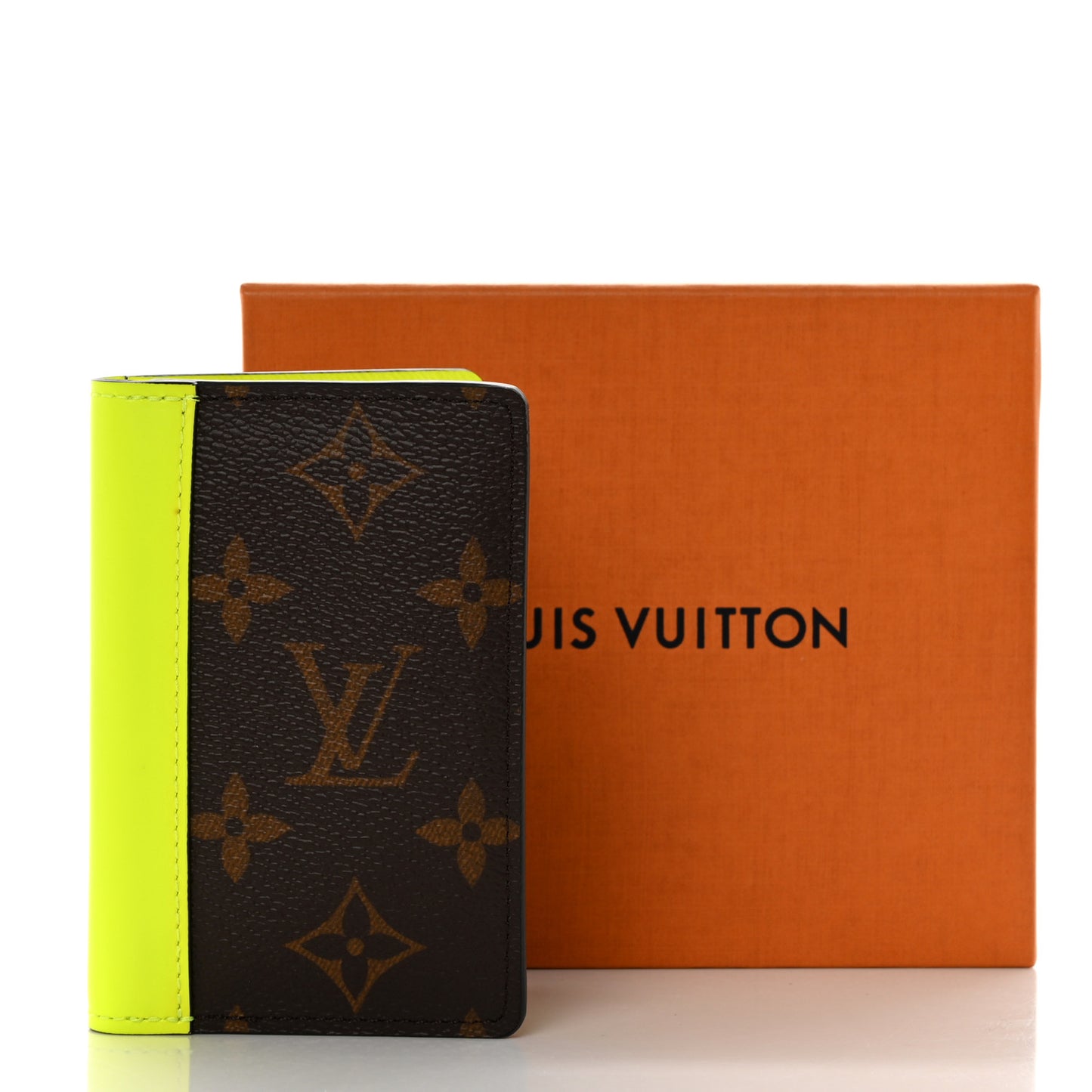 Monogram Pocket Organizer NM Yellow