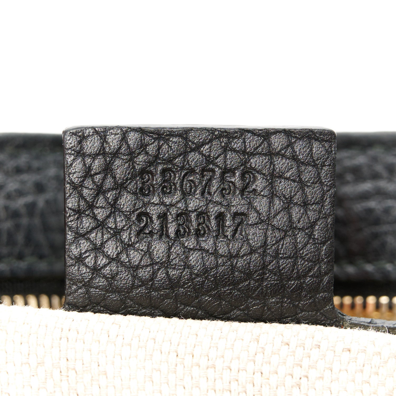 Gucci Pebbled Calfskin Medium Soho Flap Crossbody Black 7 of 11