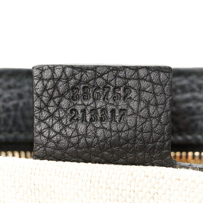 Gucci Pebbled Calfskin Medium Soho Flap Crossbody Black 7 of 11