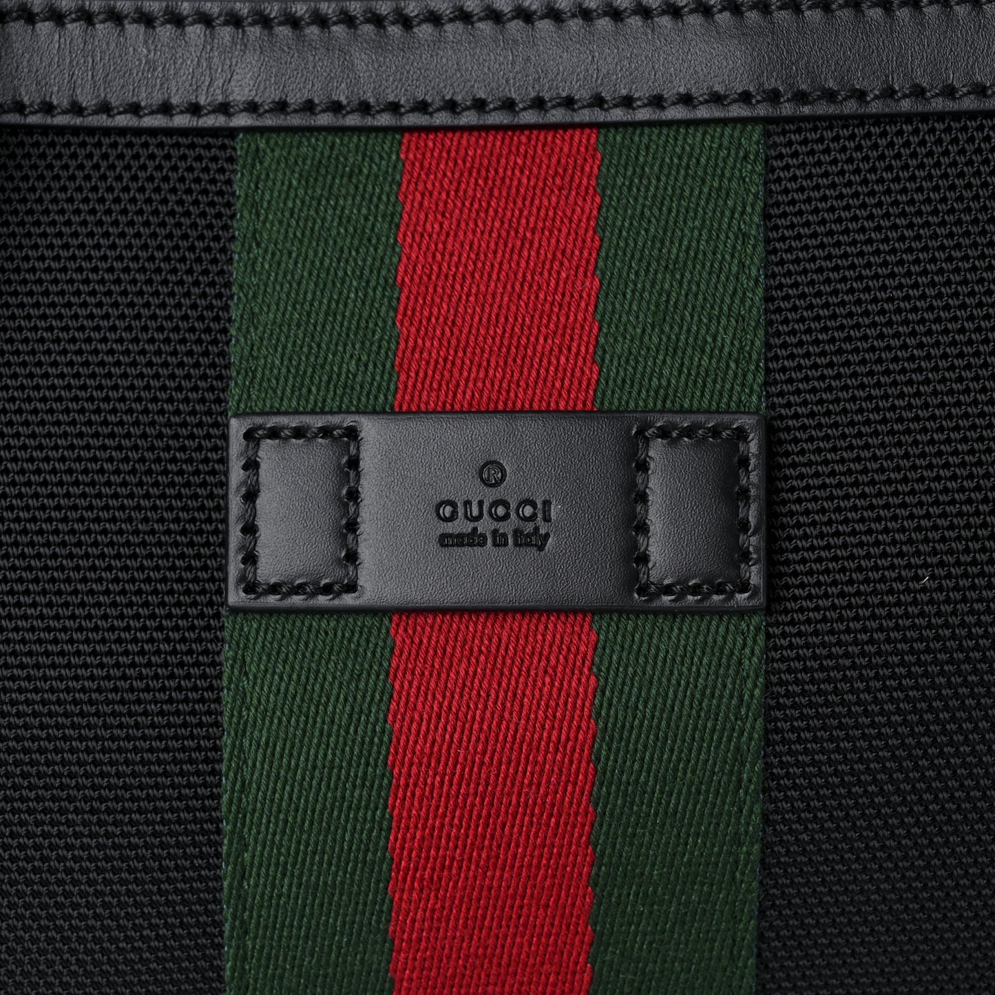 Techno Canvas Web Messenger Bag Black