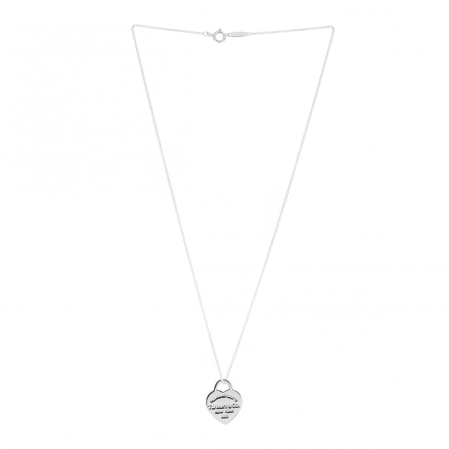 Sterling Silver Small Return to Tiffany Heart Pendant Necklace