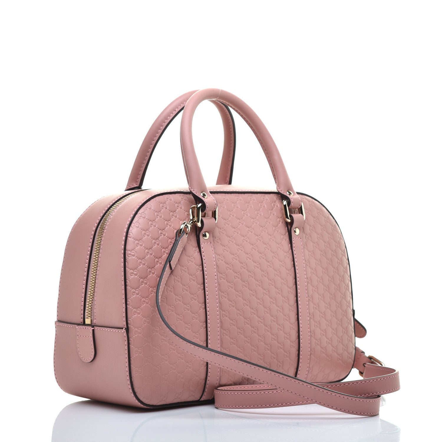 Gucci Soft Microguccissima Medium Crossbody Bag Soft Pink 3 of 9