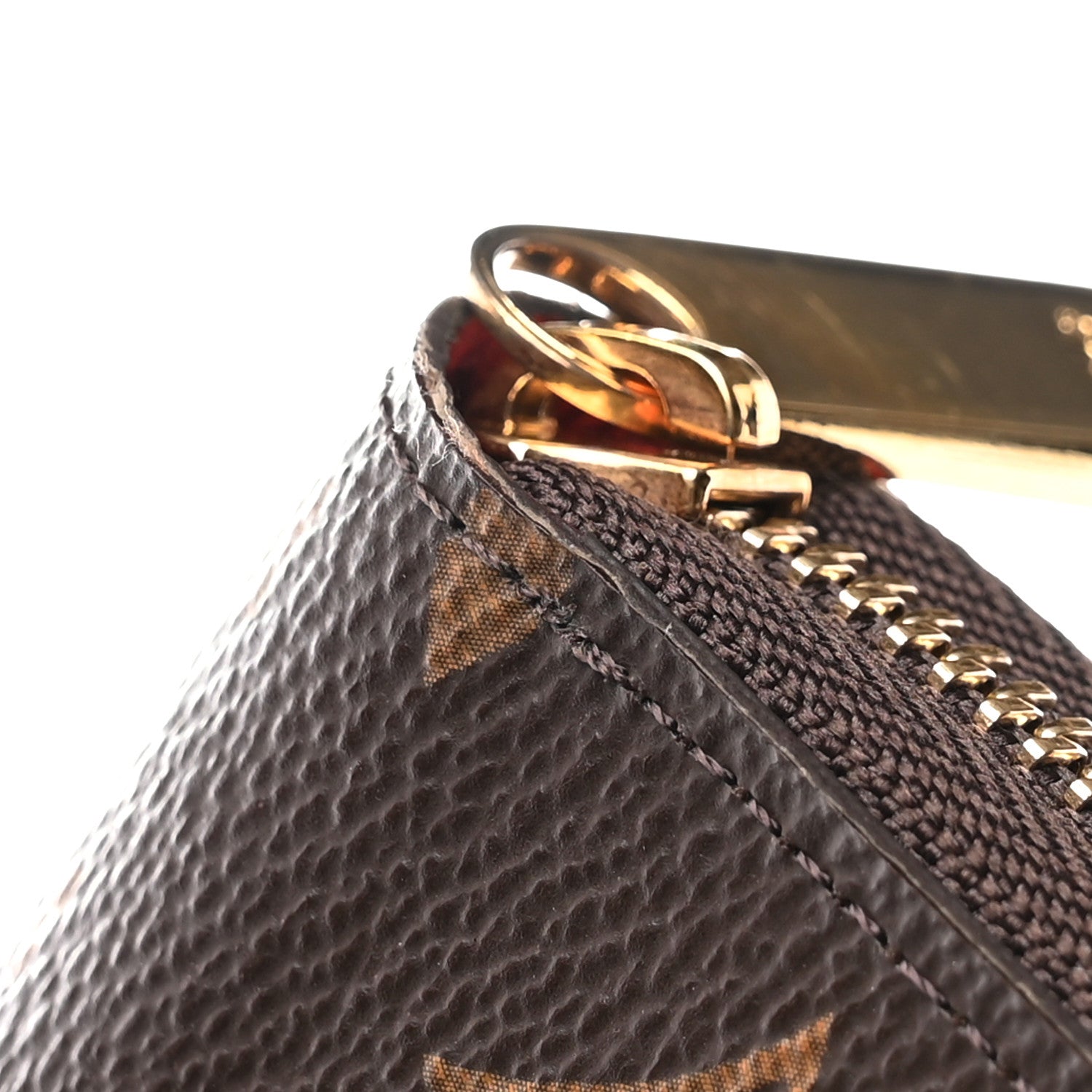 Louis Vuitton Monogram Zippy Wallet Coquelicot 8 of 10