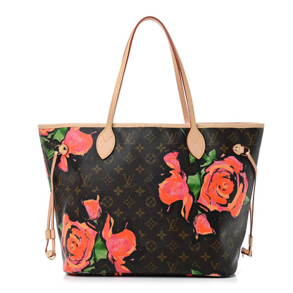 Louis Vuitton Monogram Roses Neverfull MM 1 of 9
