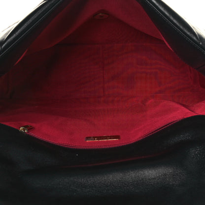 Chanel Lambskin Quilted Maxi Chanel 19 Flap Black 5 of 13
