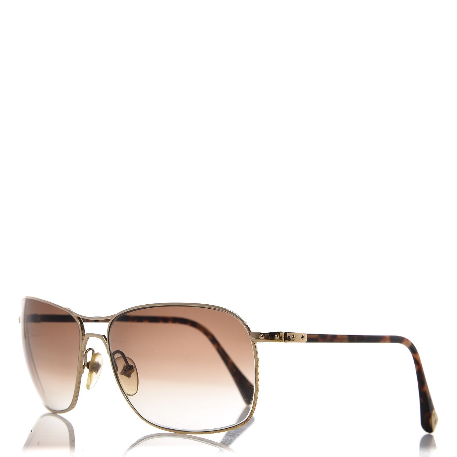Louis Vuitton Conspiration Pilote Sunglasses Z0034U Gold 1 of 8