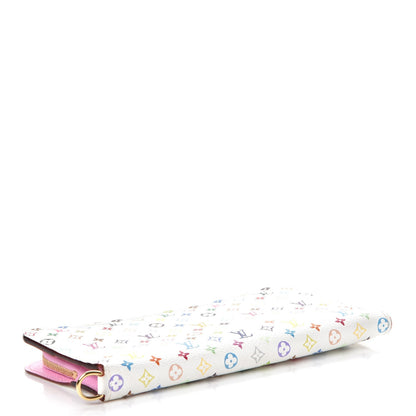Louis Vuitton Monogram Multicolor Insolite Wallet White Litchi 4 of 8