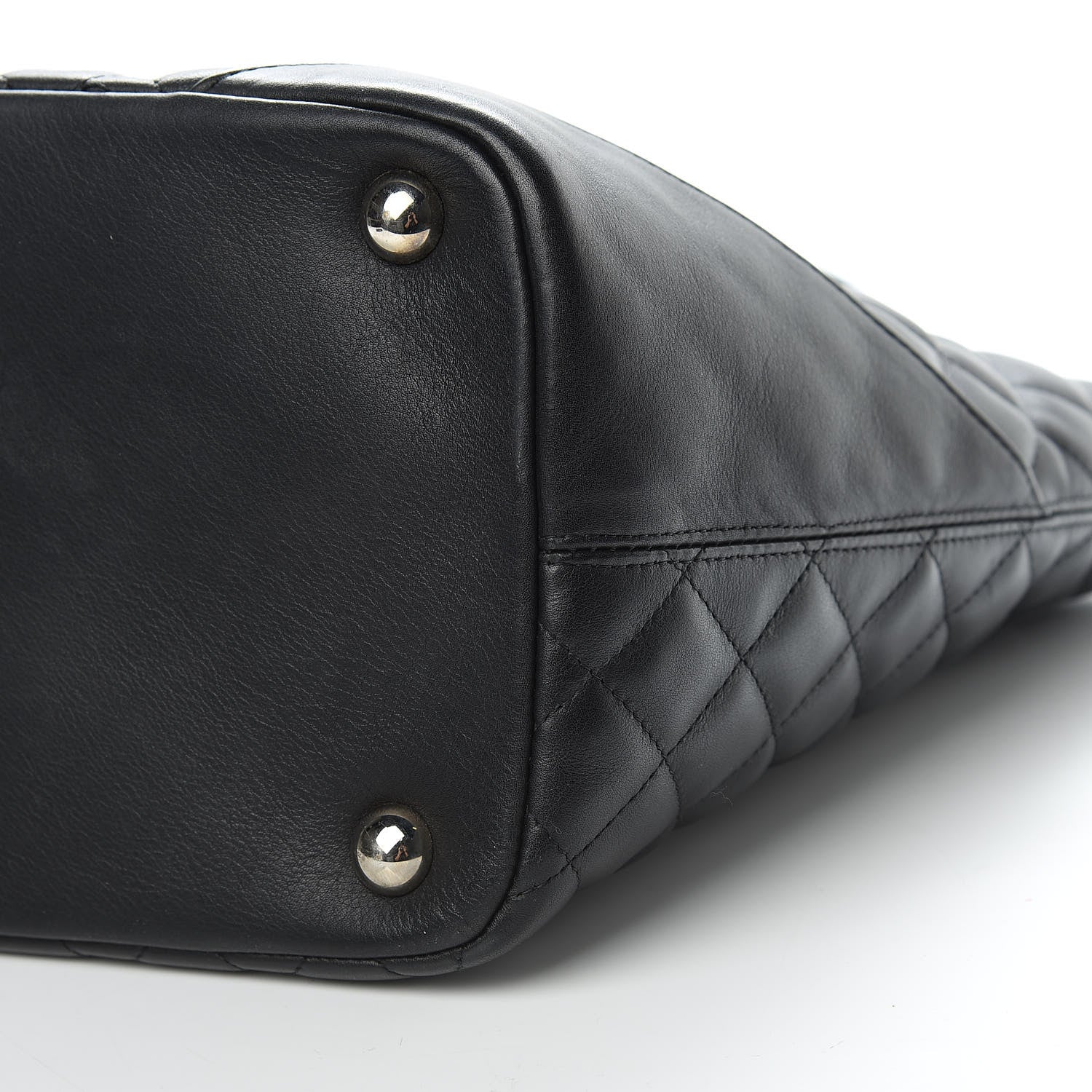 Chanel Calfskin Quilted Large Cambon Tote Black 10 of 13