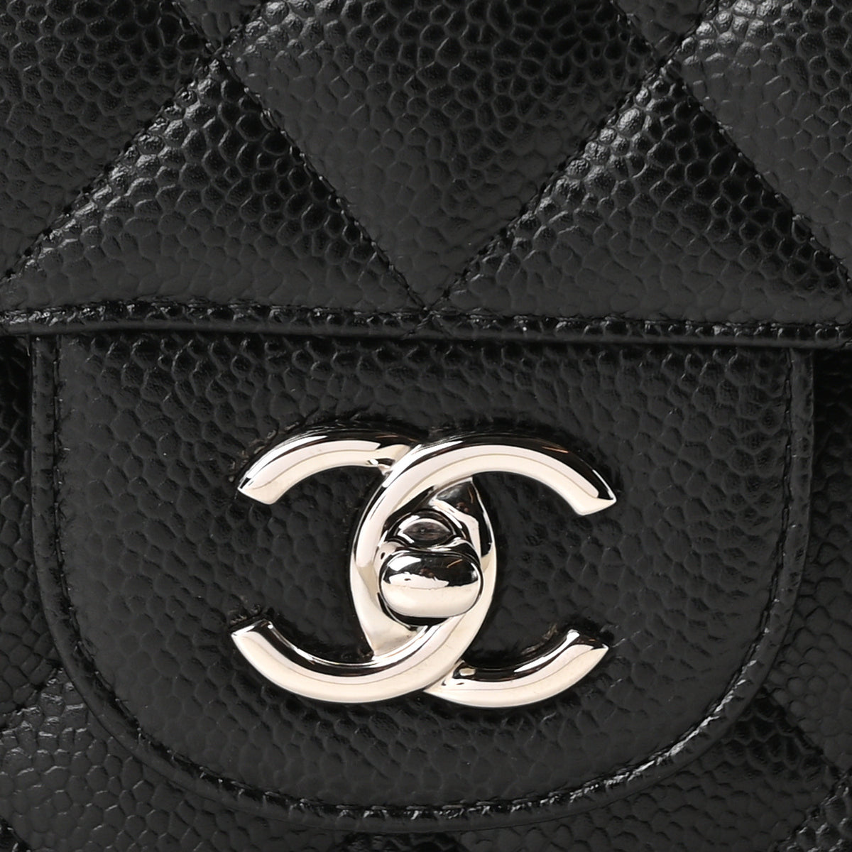 Chanel Caviar Quilted Jumbo Double Flap Black 8 of 10