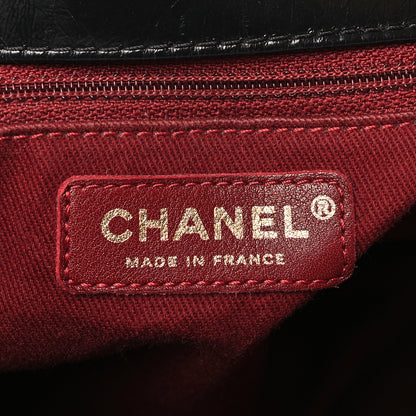 Chanel Glazed Calfskin Quilted Medium Bubble CC Flap Black 6 of 9