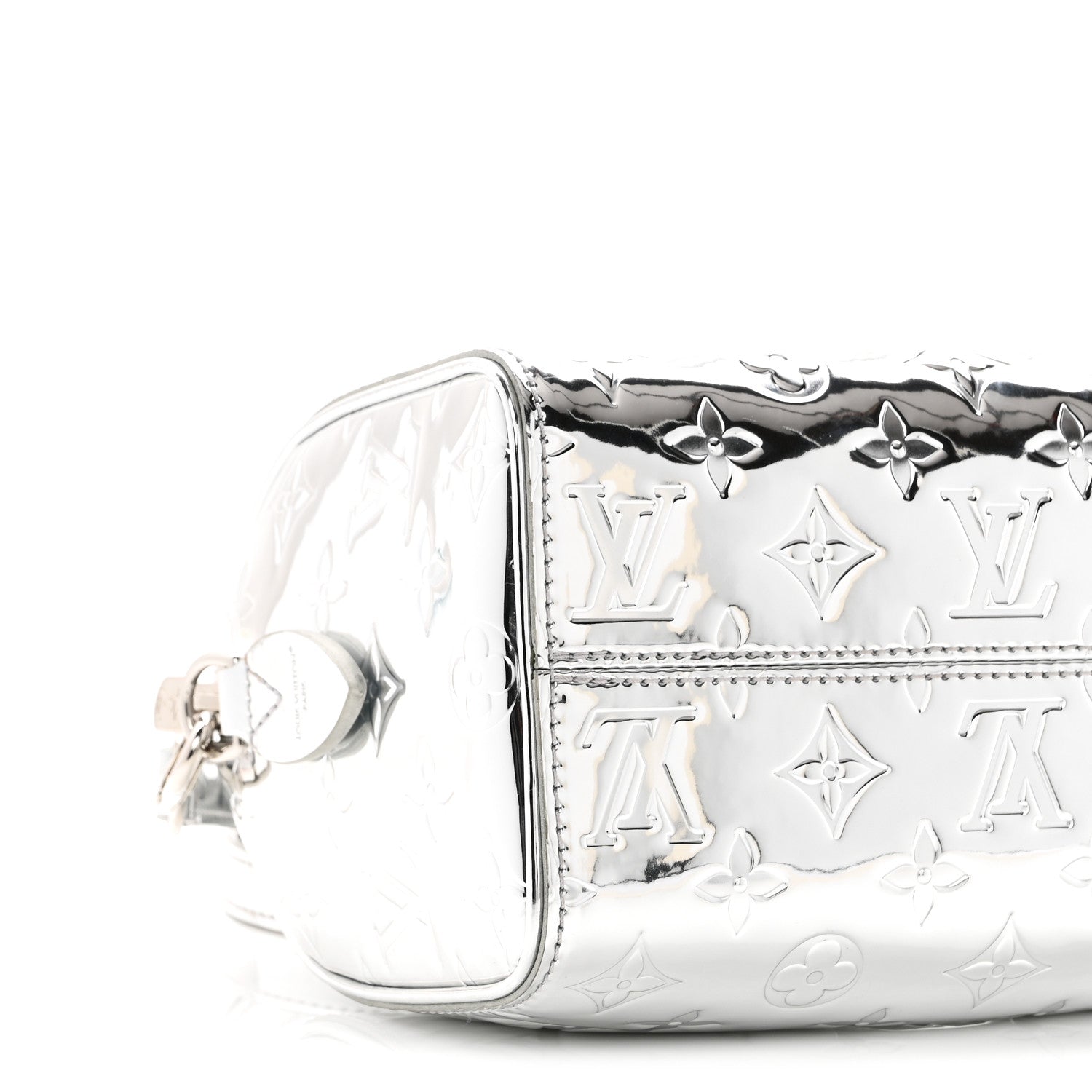 Louis Vuitton Monogram Miroir Speedy Bandouliere 20 Silver 8 of 9