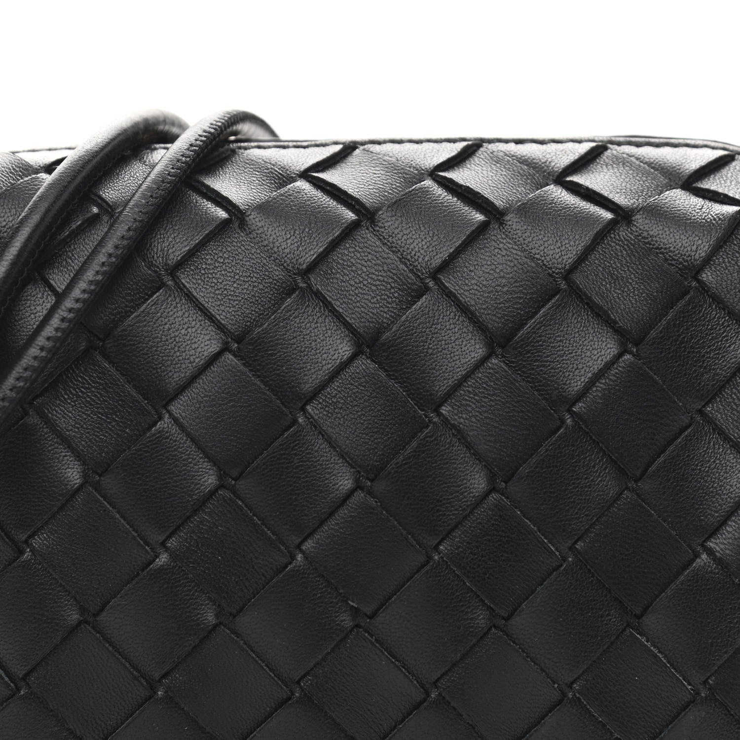 Bottega Veneta Nappa Intrecciato Mini Loop Camera Bag Black 7 of 9