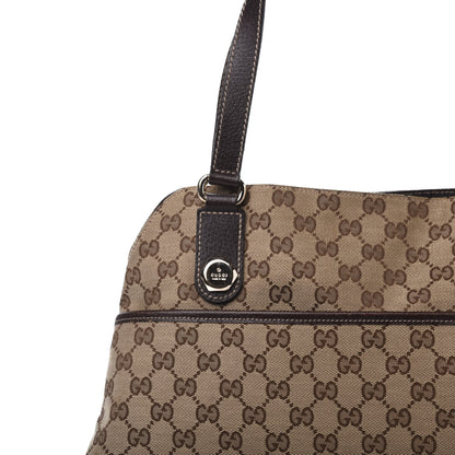 Gucci Monogram Medium Charmy Shoulder Bag Brown 12 of 12