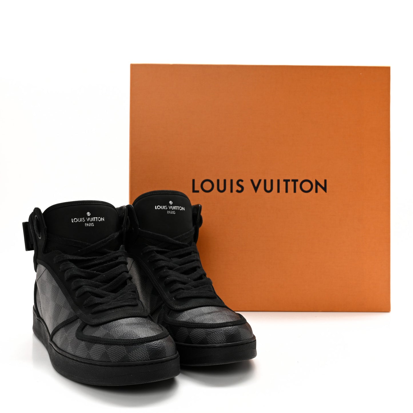 Damier Graphite Rivoli High Top Sneakers 10