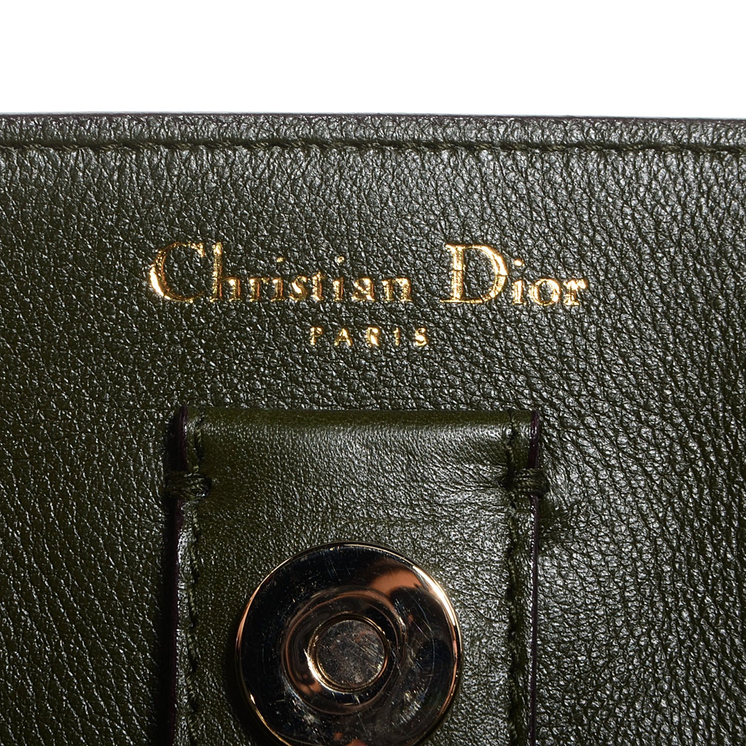 Christian Dior Calfskin Large Diorissimo Bag Purple 7 of 11