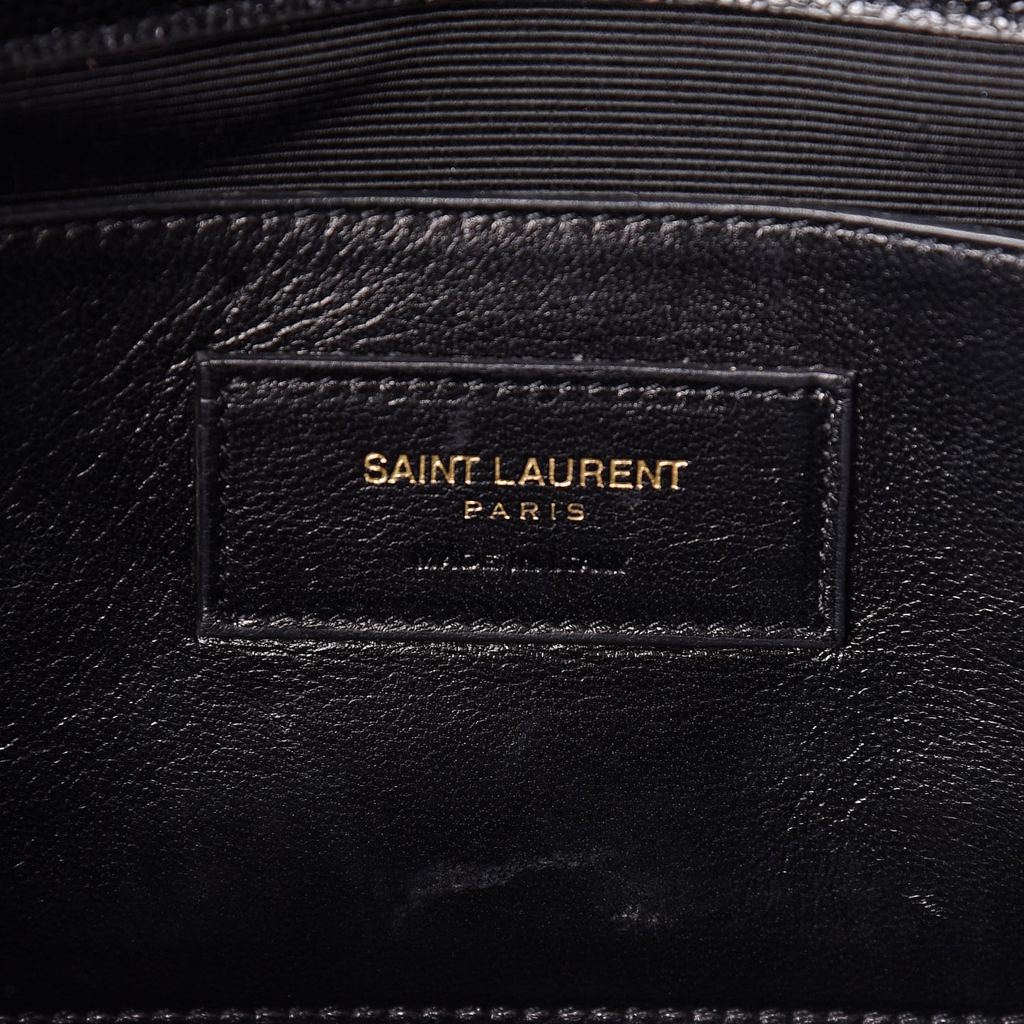 Grain De Poudre Monogram Cassandre Clutch Black