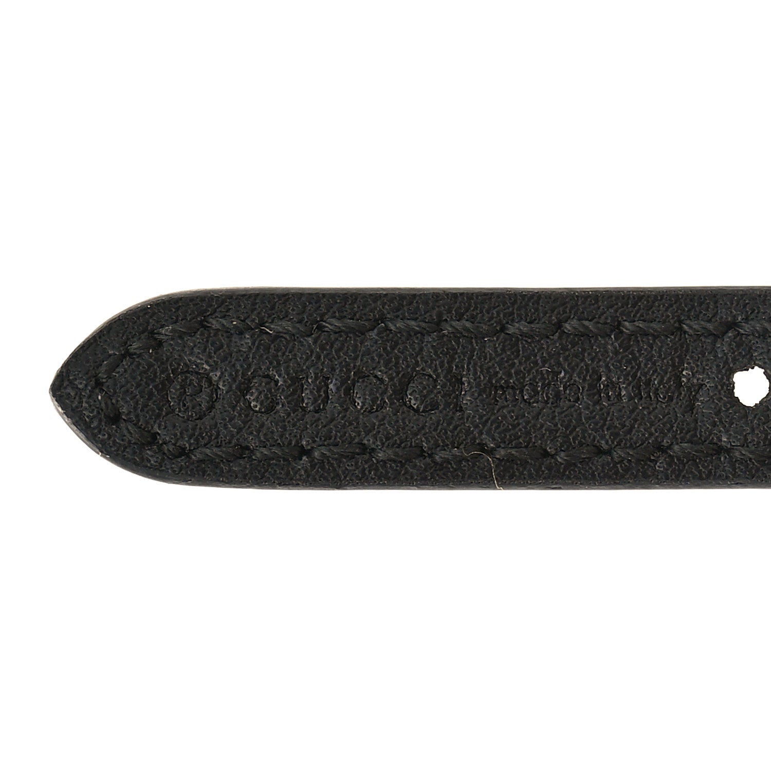 Gucci Calfskin Logo Bracelet Black 4 of 5