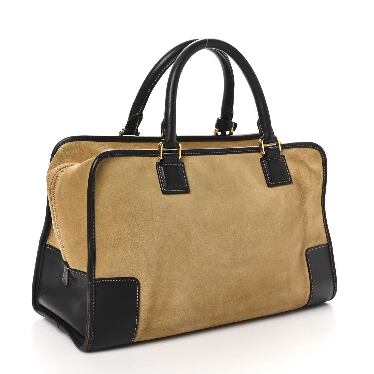 Loewe Suede Calfskin Amazona 36 Gold Brown 3 of 9
