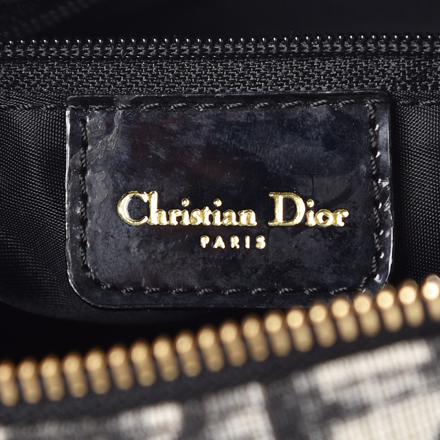 Christian Dior Monogram Boston Black 6 of 12