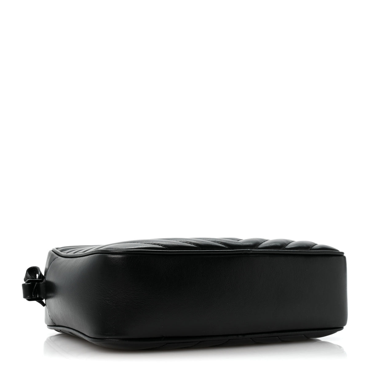 Saint Laurent Calfskin Matelasse Monogram Monochrome Lou Camera Bag Black 4 of 12