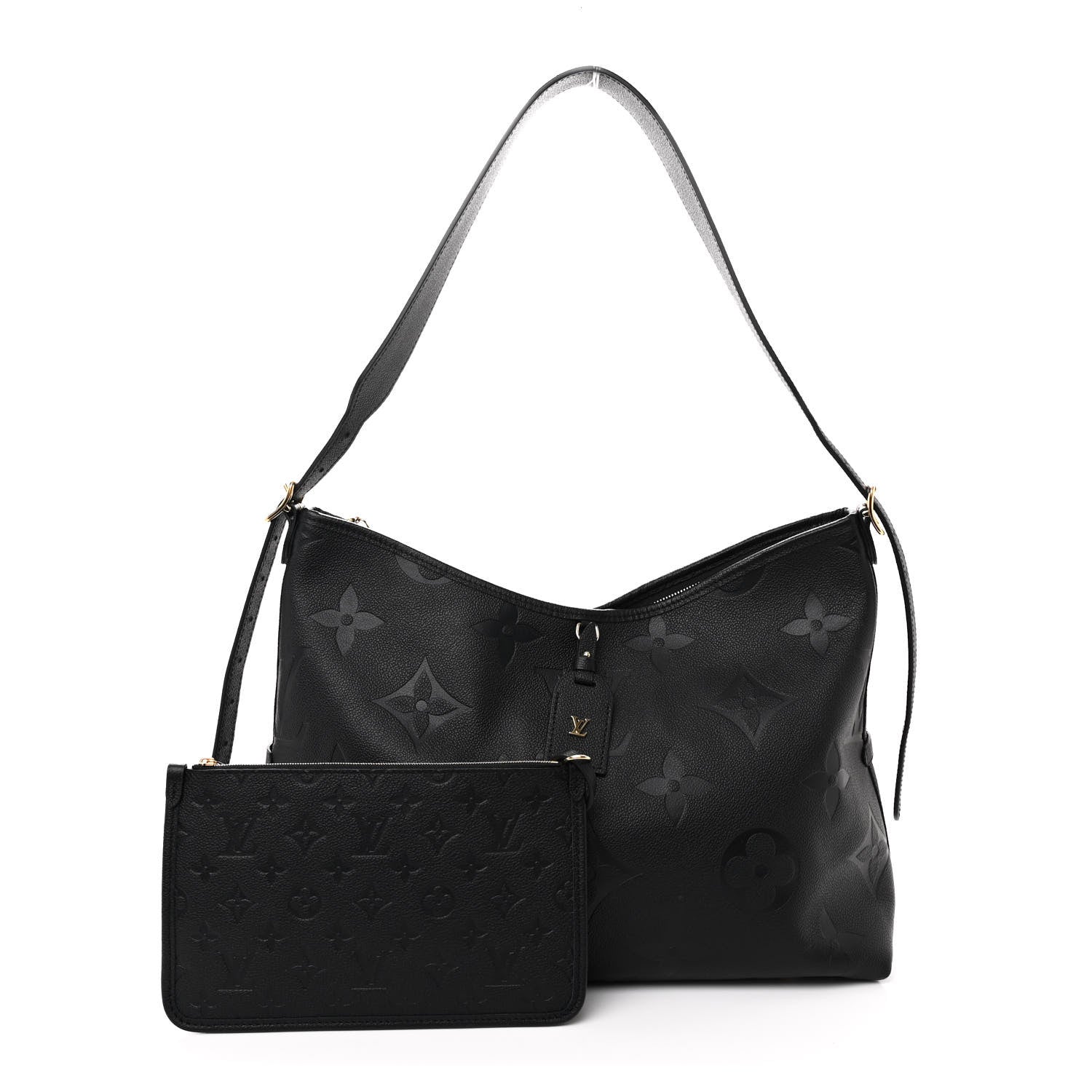 Louis Vuitton Empreinte Monogram Giant CarryAll MM Black 3 of 11