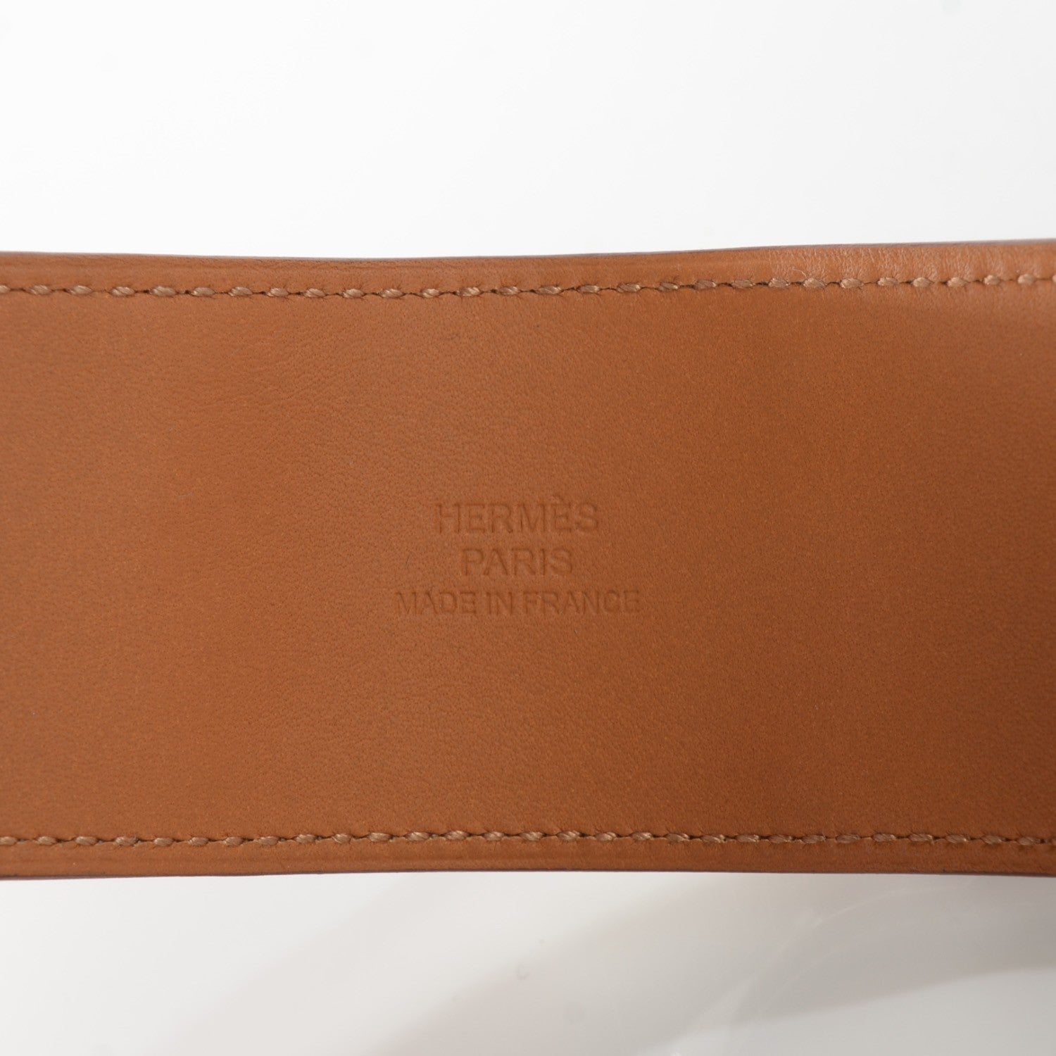 Hermes Barenia Collier De Chien CDC Bracelet S Fauve 5 of 7