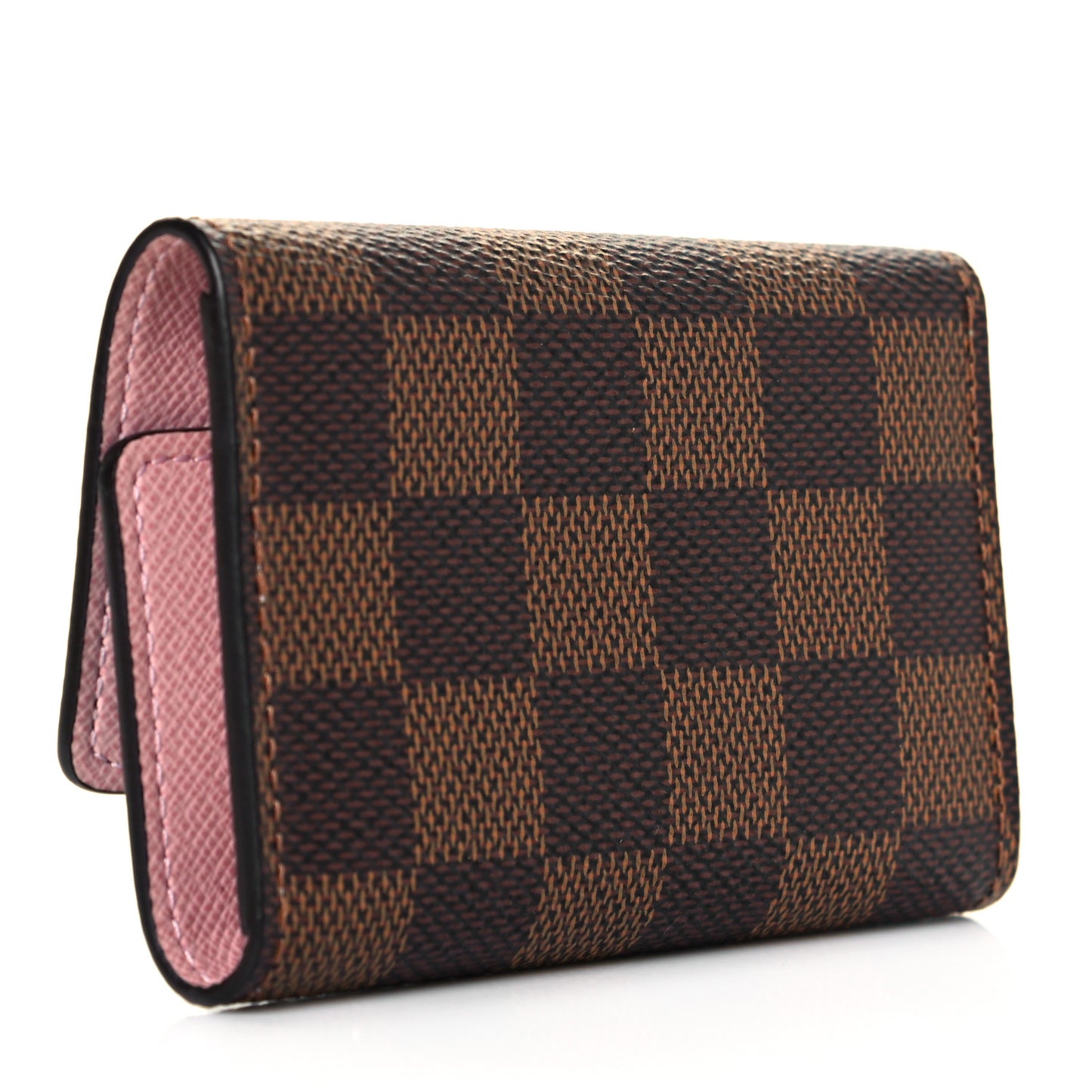 Damier Ebene Multicles 6 Key Holder Rose Ballerine
