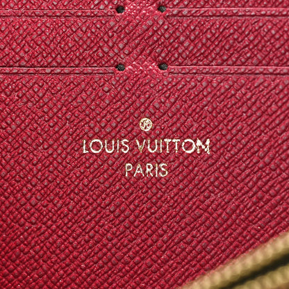 Louis Vuitton Monogram Clemence Wallet Fuchsia 6 of 8