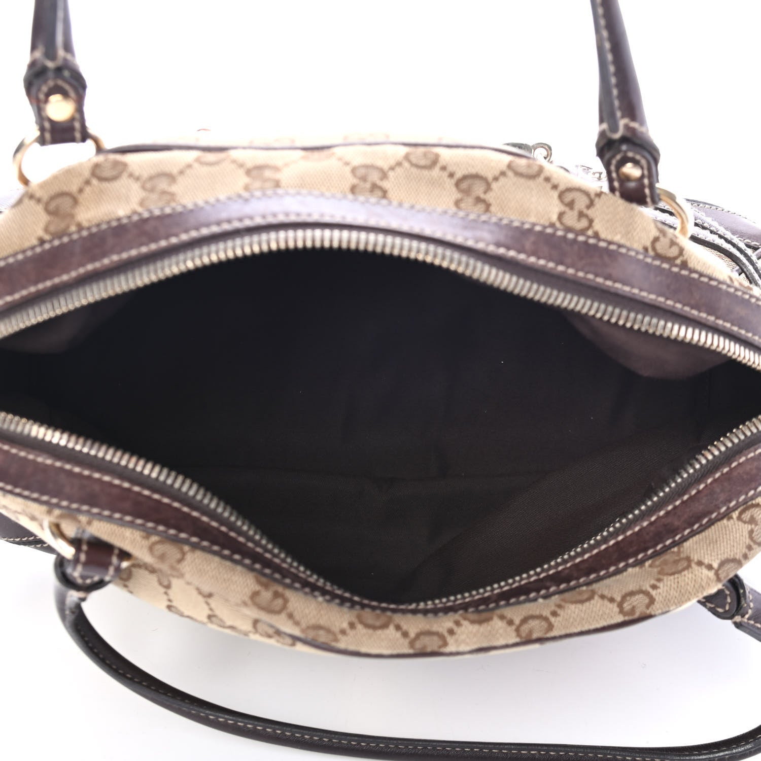 Gucci Monogram Large Wave Boston Dark Brown 4 of 4