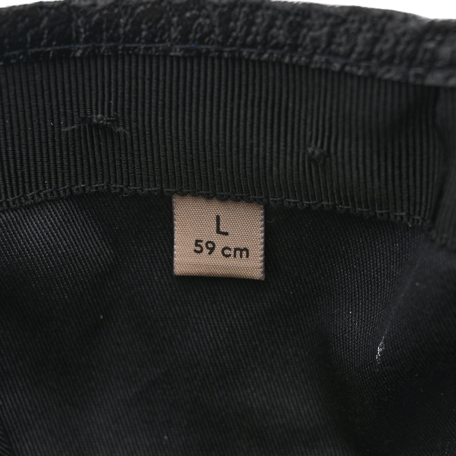 Gucci Econyl Nylon Monogram Off The Grid Baseball Hat L Orient Blue Black 9 of 14