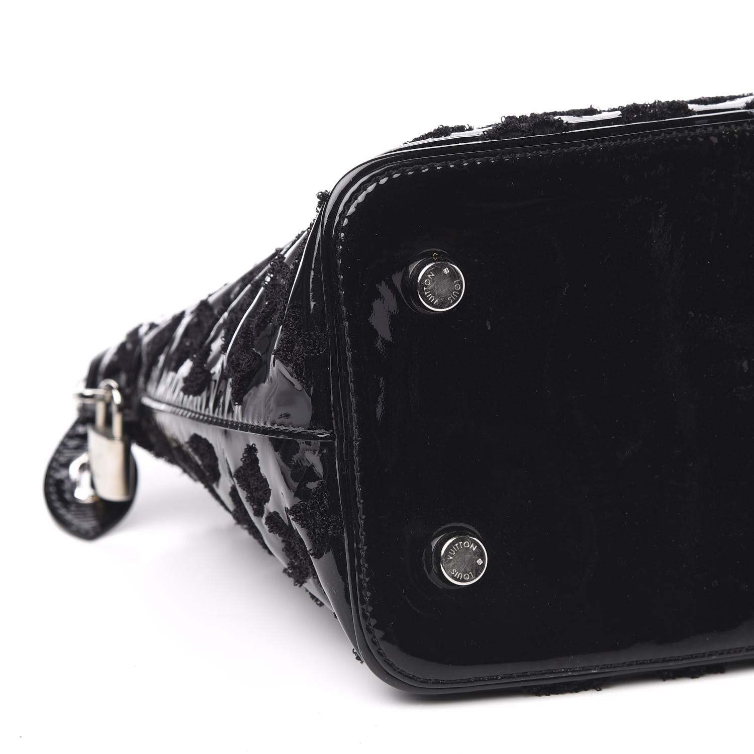 Louis Vuitton Patent Lambskin Fascination Lockit Vert Fonce 8 of 10