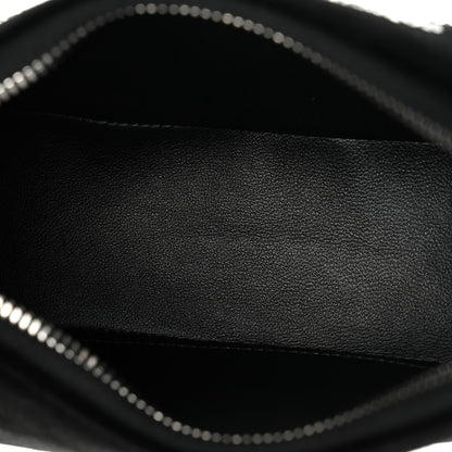 Celine Velvet Strass Triomphe Ava Shoulder Bag Black 5 of 10