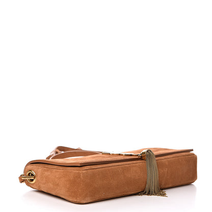 Saint Laurent Suede Monogram Tassel Kate 99 Cinnamon 4 of 9