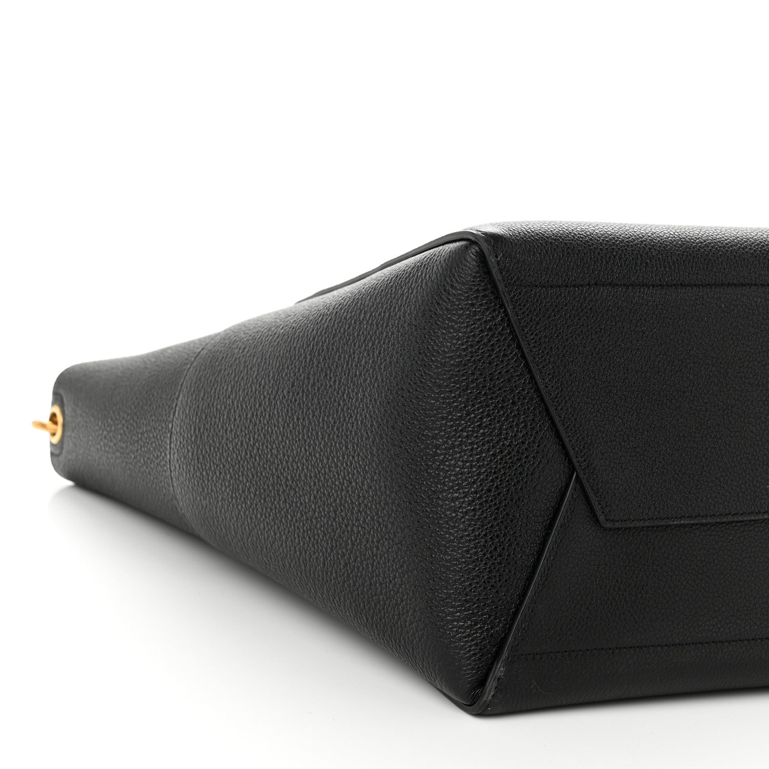 Celine Soft Grained Calfskin Sangle Bucket Bag Black 8 of 9