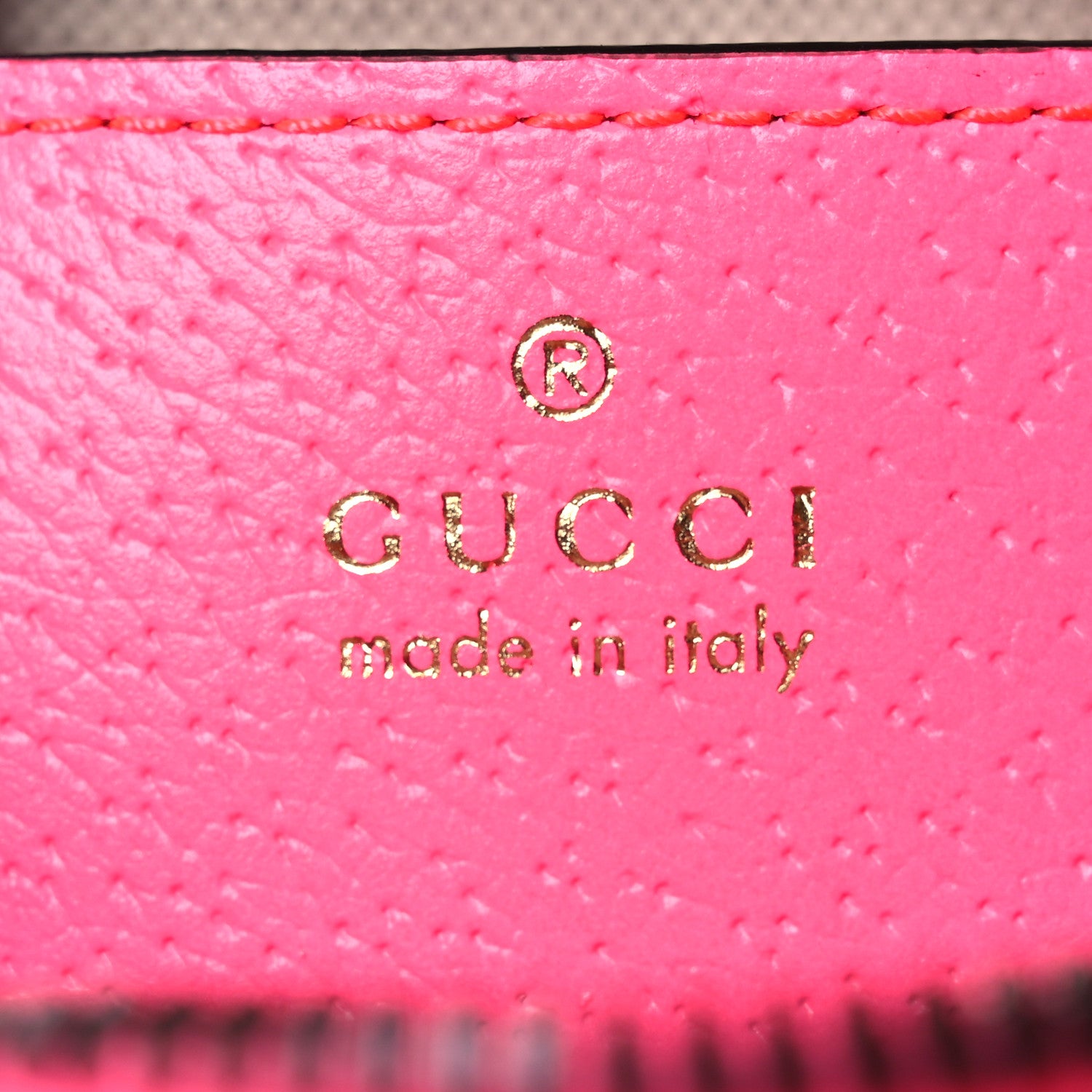 Gucci GG Supreme Monogram Textured Dollar Calfskin Web Ophidia Small Crossbody Bag Beige Ebony Fuchsia 6 of 10