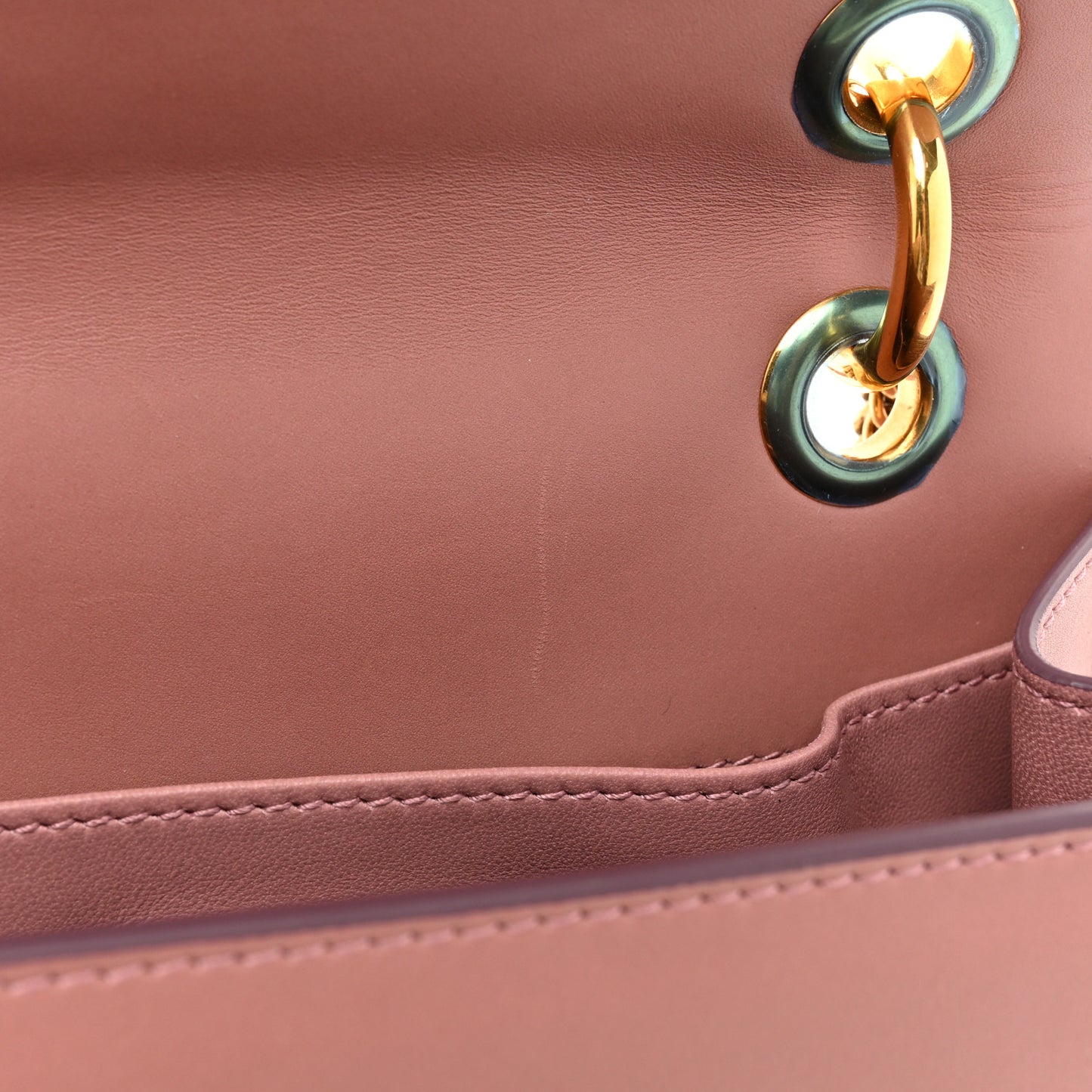 Smooth Calfskin Small DG Amore Envelope Bag Pink