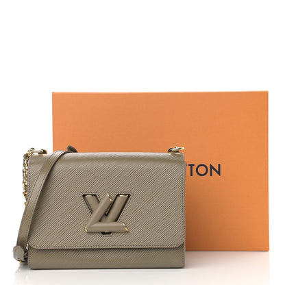 Louis Vuitton Epi Twist Shoulder Bag MM Smokey Brown 12 of 12