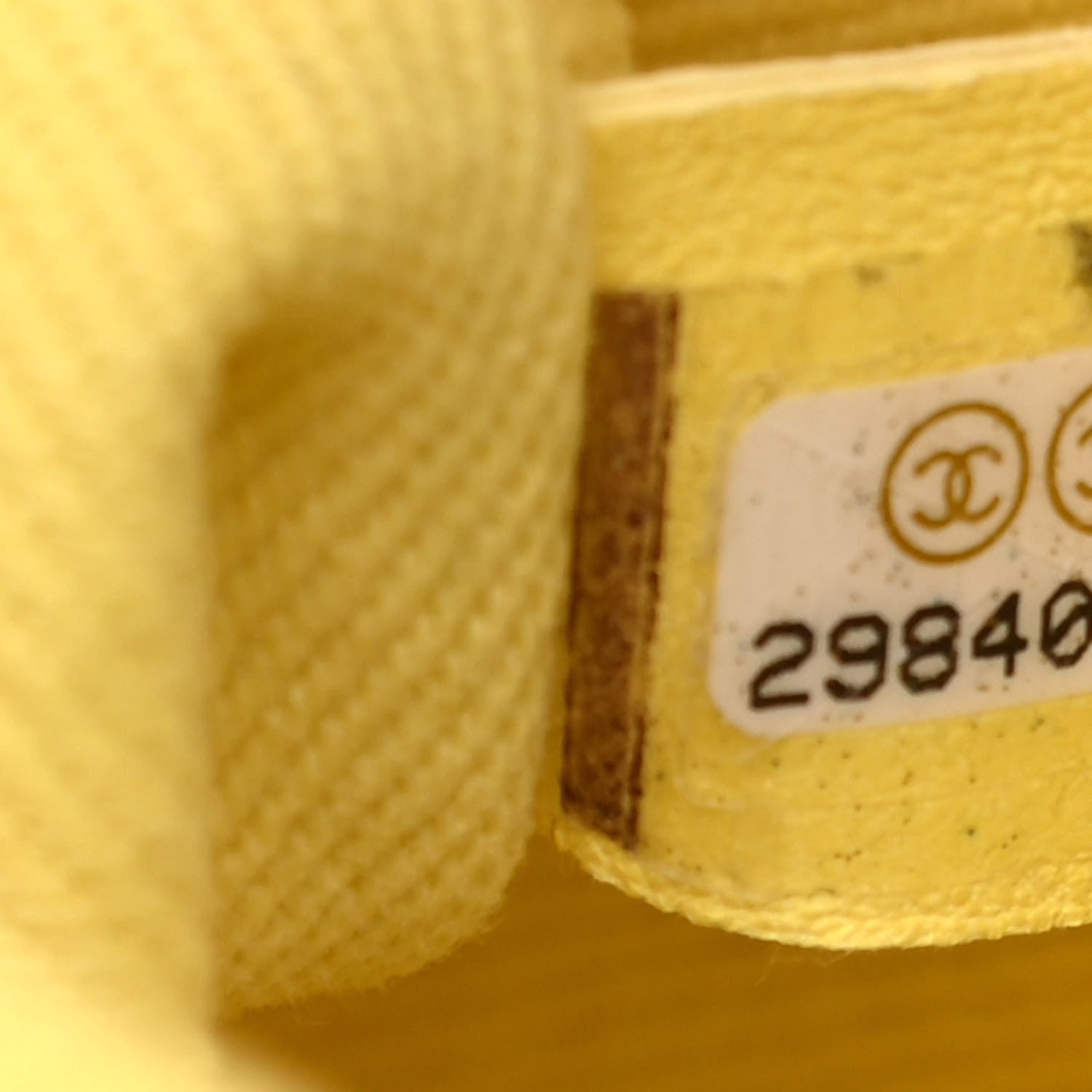 Chanel Denim Coco Flap Yellow 7 of 11