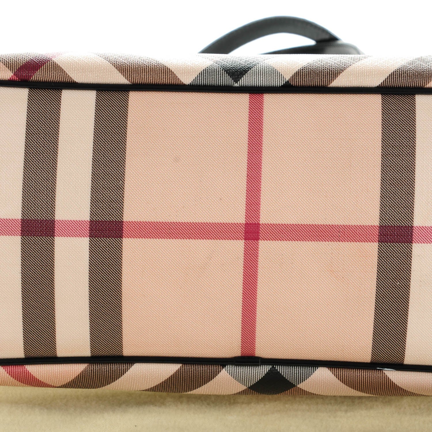 Burberry Supernova Check Stanton Tote Black 10 of 10