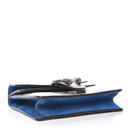 Gucci GG Supreme Monogram Blooms Mini Dionysus Shoulder Bag Blue 4 of 10